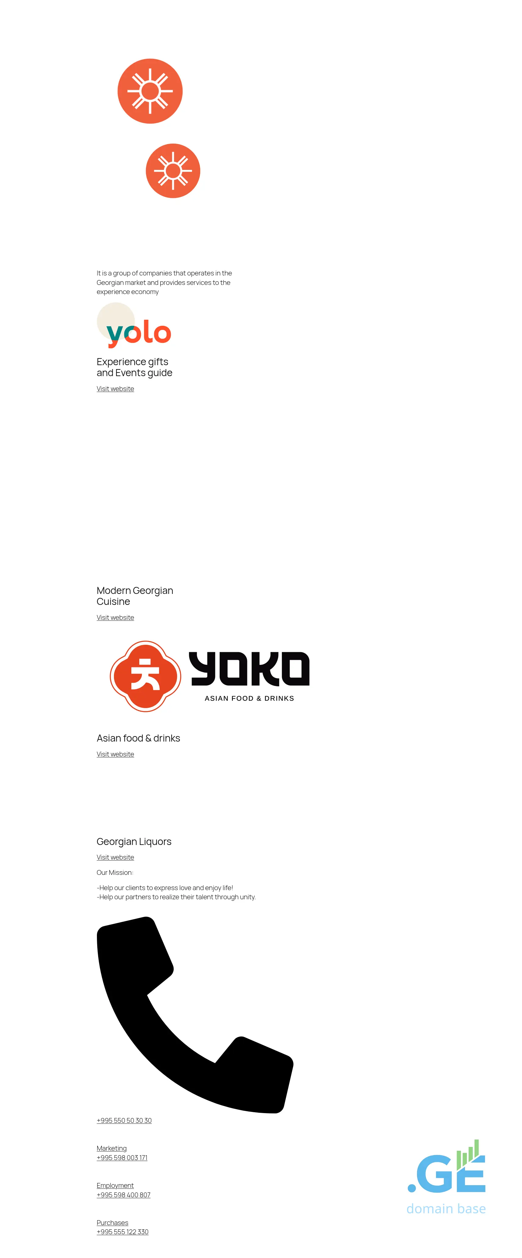 Screenshot of the site colo.ge