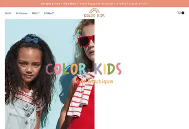 Screenshot of colorkids.ge