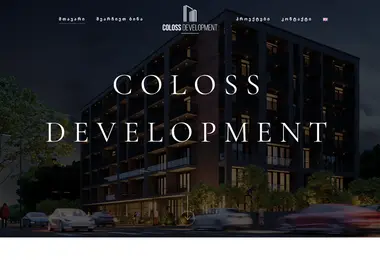 Screenshot of coloss.ge