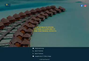 Screenshot of cometravel.ge
