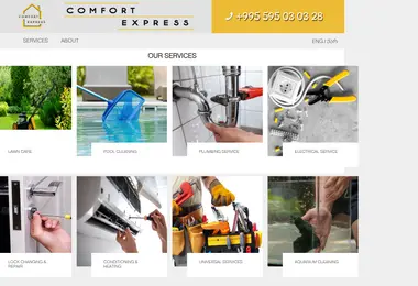 Screenshot of comfortexpress.ge
