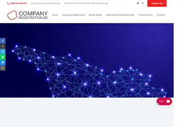 Screenshot of companyregistration.ge