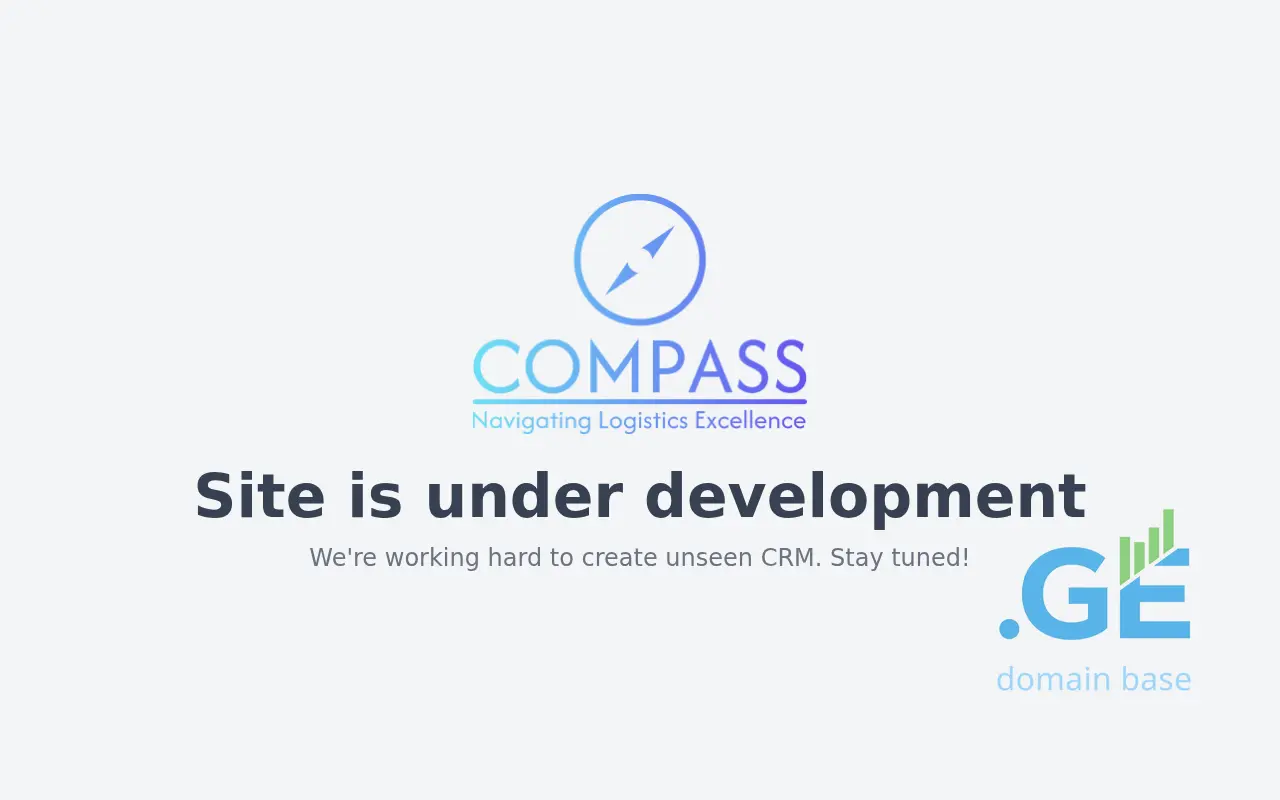 Screenshot of the site compasson.ge