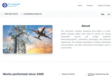 Screenshot of convertex.ge