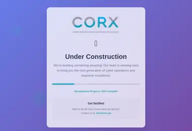 Screenshot of corx.ge