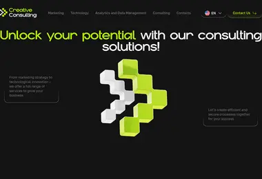 Screenshot of creativeconsulting.ge