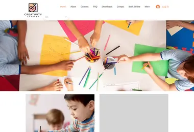 Screenshot of creativityacademy.ge