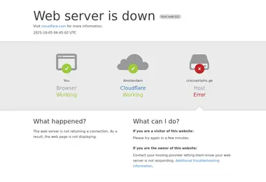 Screenshot of crocoairlains.ge