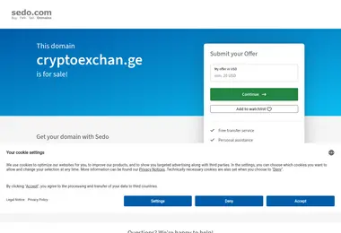 Screenshot of cryptoexchan.ge