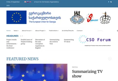 Screenshot of csoforum.ge