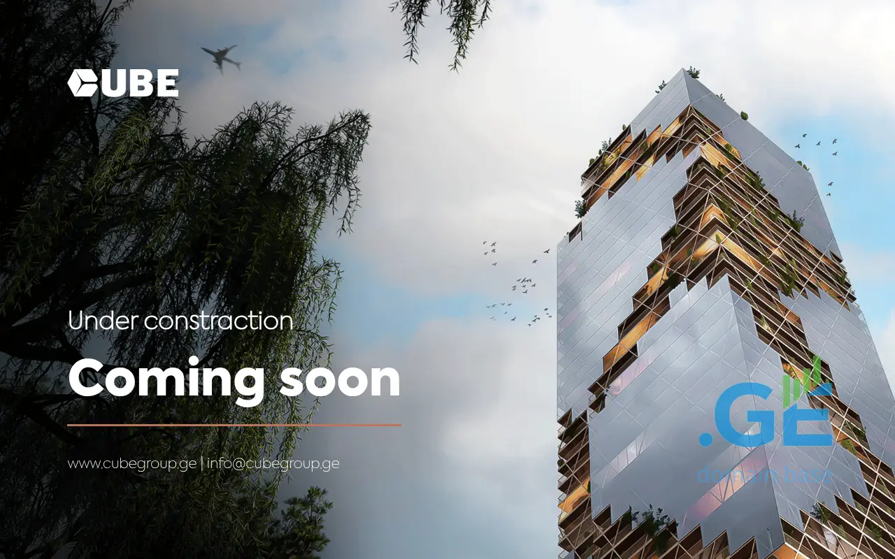 Screenshot of the site cubegroup.ge