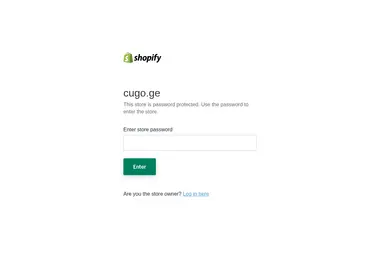 Screenshot of cugo.ge
