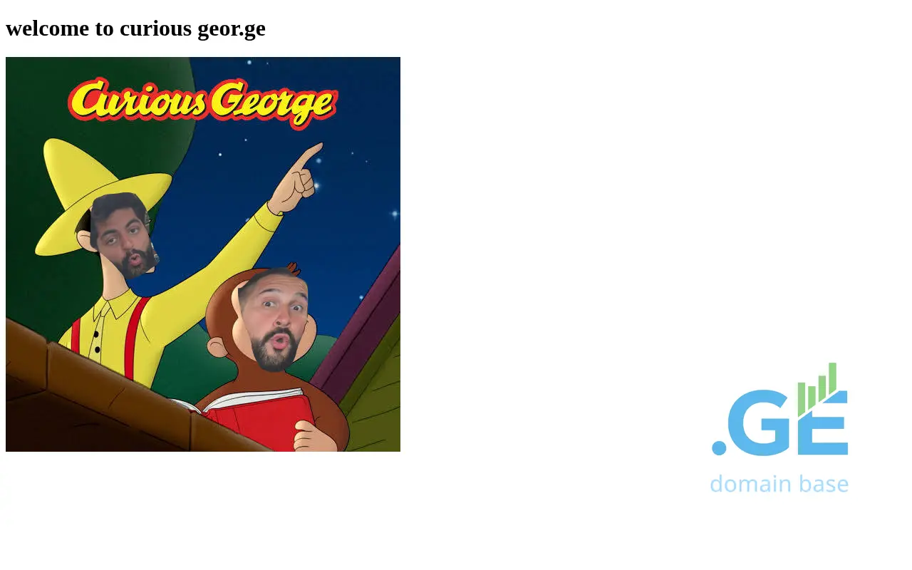 Screenshot of the site curiousgeor.ge