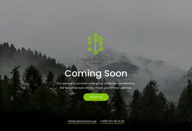 Screenshot of cybersolutions.ge