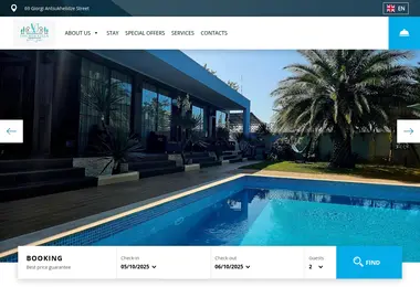 Screenshot of dachisvilla.ge