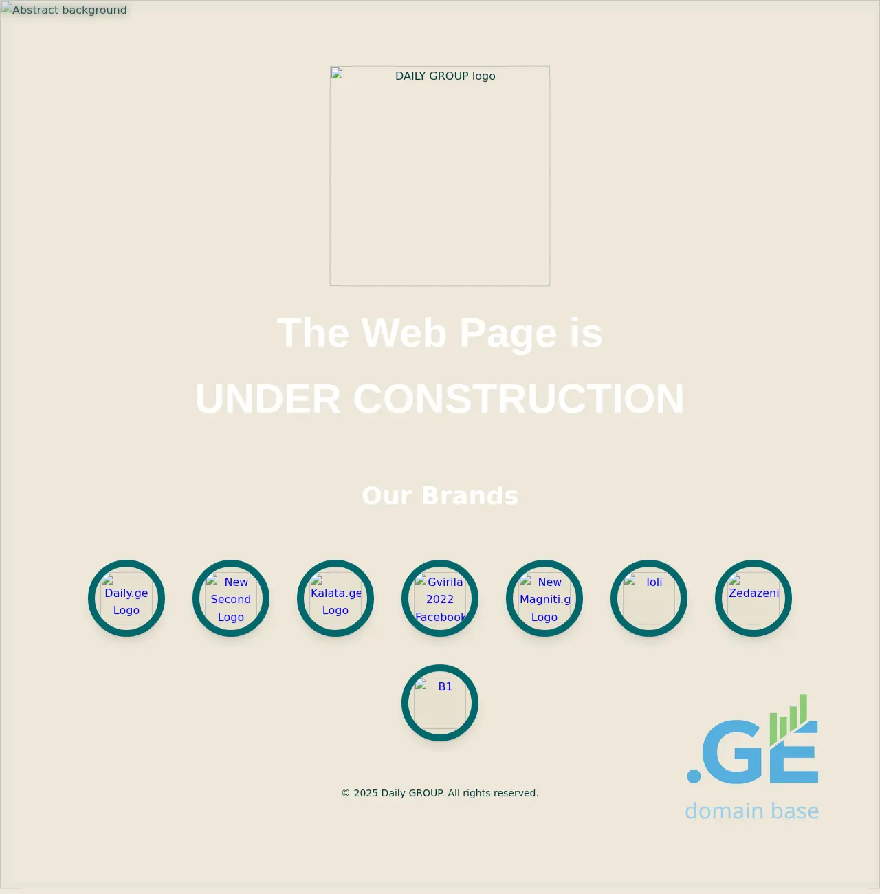 Screenshot of the site dailygroup.ge