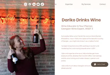Screenshot of darikodrinkswine.ge