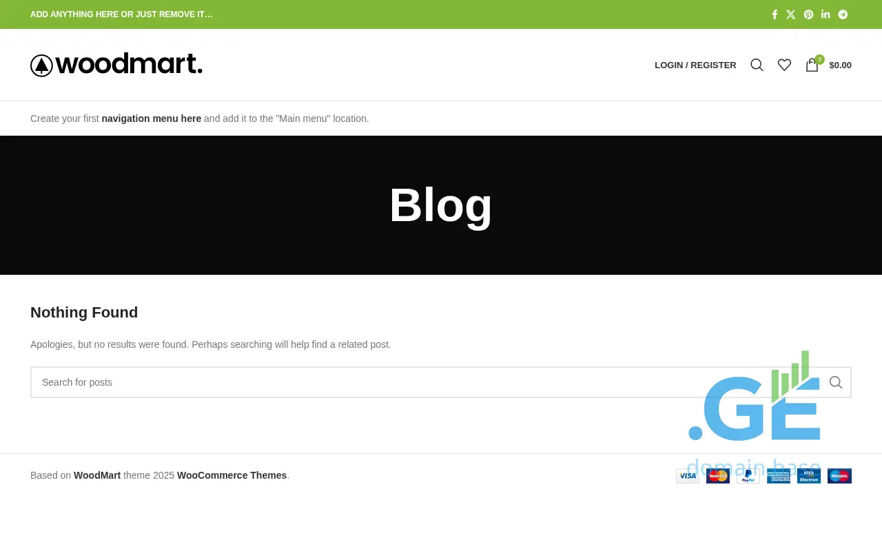 Screenshot of the site dasta3pl.ge