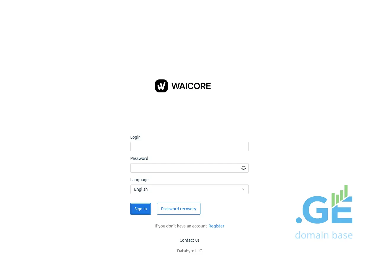 Screenshot of the site databyte.ge