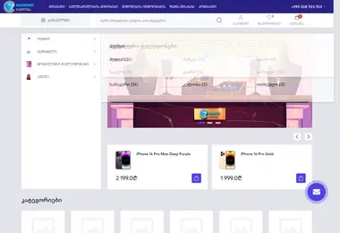 Screenshot of dcapital.ge