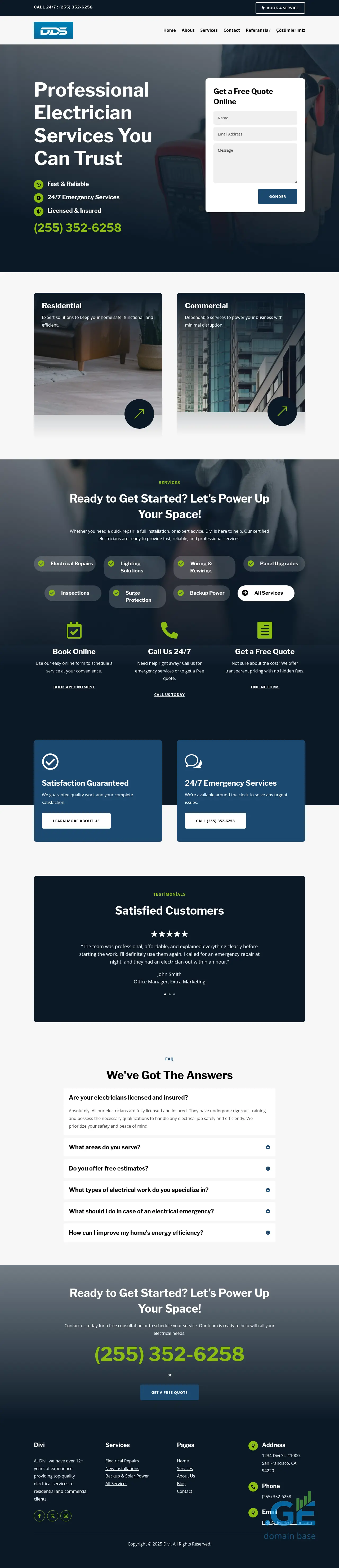 Screenshot of the site dds.ge