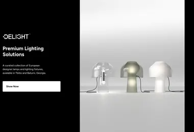 Screenshot of delight-showroom.ge