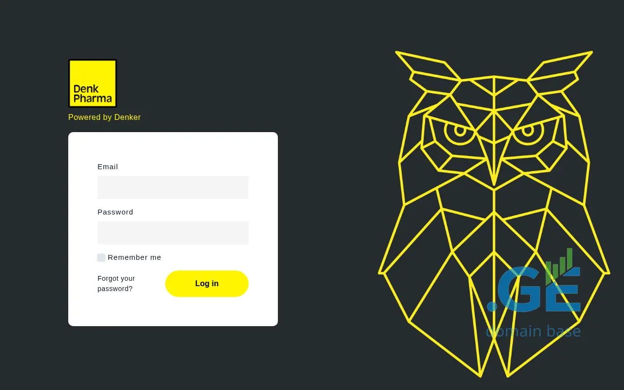 Screenshot of the site denker.ge
