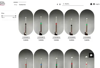 Screenshot of dentaldepot.ge