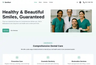 Screenshot of dentiluri.ge