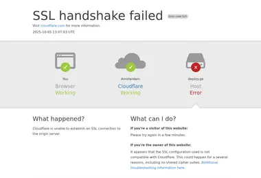 Screenshot of deploy.ge