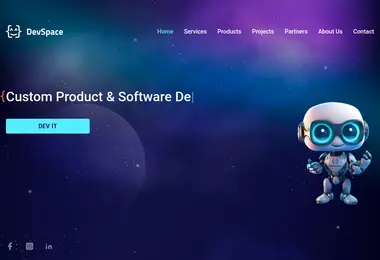 Screenshot of devspace.ge