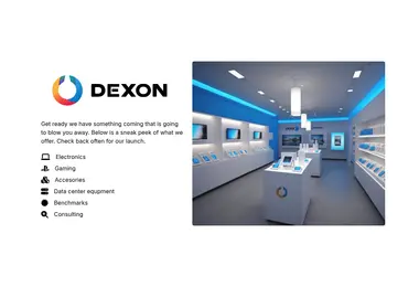 Screenshot of dexon.ge