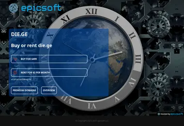 Screenshot of die.ge