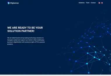 Screenshot of digisense.ge