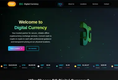 Screenshot of digitalcurrency.ge