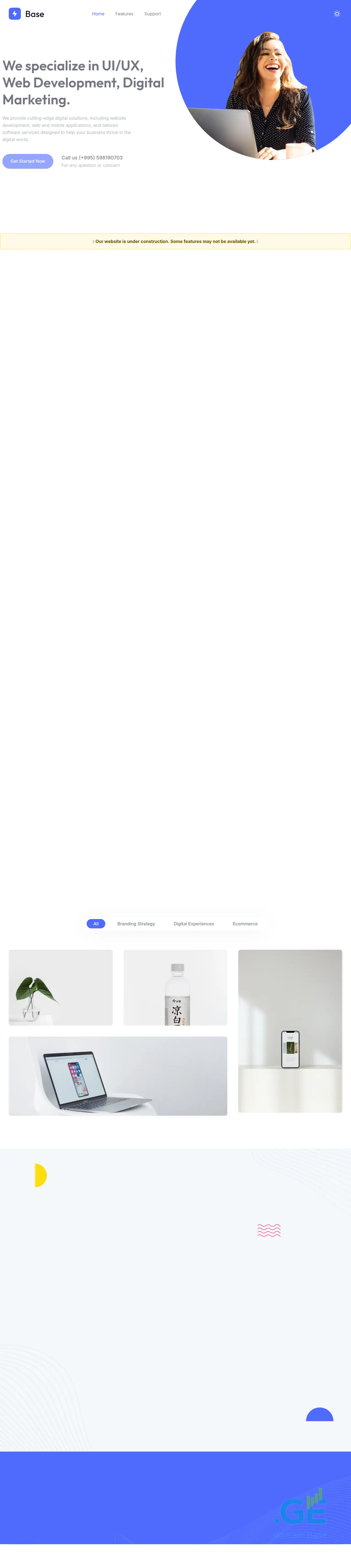 Screenshot of the site digitalforce.ge