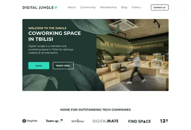 Screenshot of digitaljungle.ge
