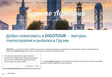 Screenshot of digotour.ge