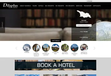 Screenshot of dilaplus.ge