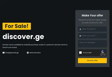Screenshot of discover.ge