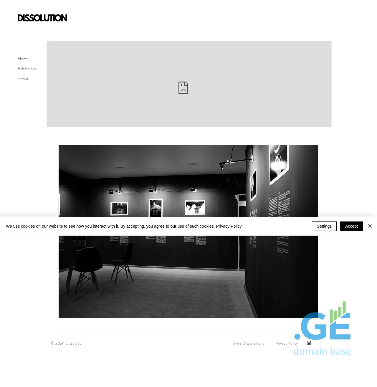 Screenshot of the site dissolution.ge