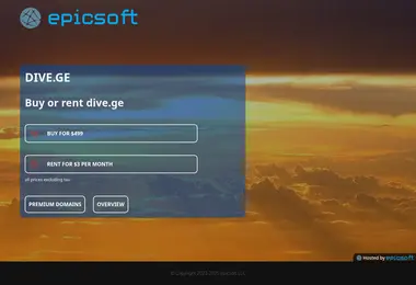 Screenshot of dive.ge