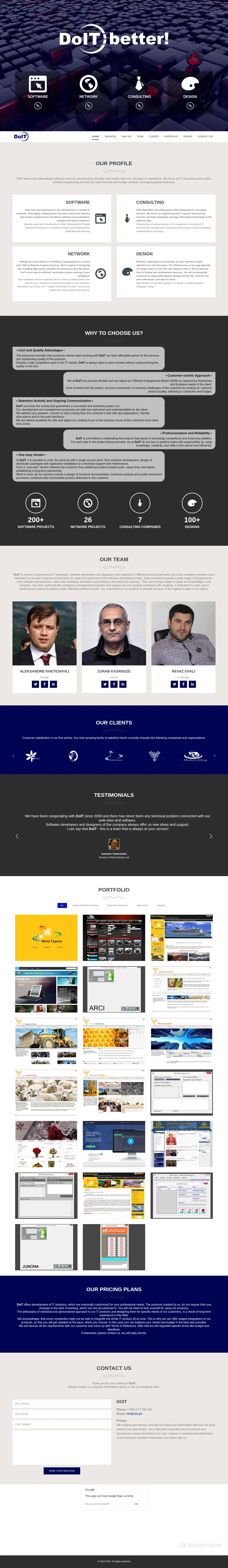 Screenshot of the site doit.ge