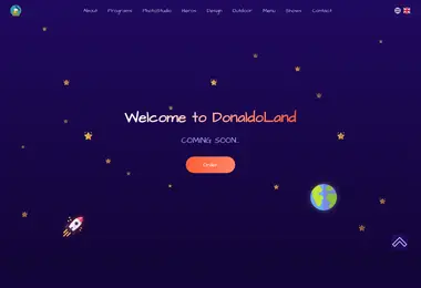 Screenshot of donaldoland.ge