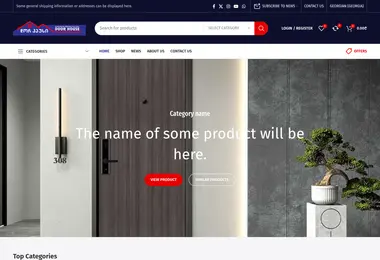 Screenshot of door-house.ge