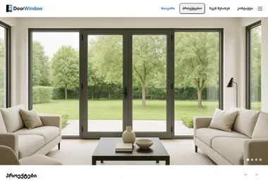 Screenshot of doorwindow.ge