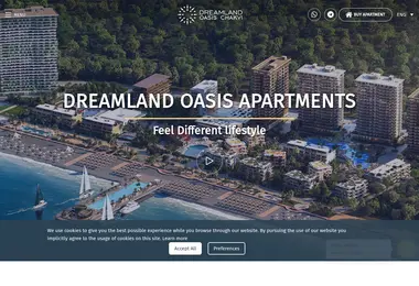 Screenshot of dreamlandoasis.ge