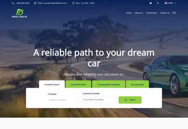 Screenshot of drivelogistic.ge