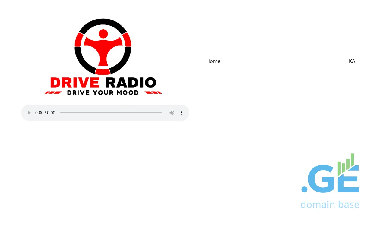 Screenshot of the site driveradio.ge