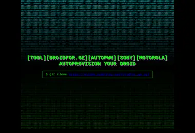 Screenshot of droidfor.ge